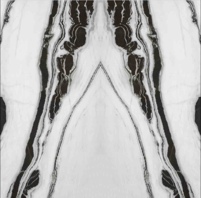 Bookmatched Panda White Porcelain